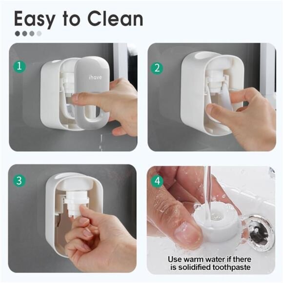 🦷 Wall-Mounted Automatic Toothpaste Dispenser – Hands-Free & Easy to Install ✨ - Picture 4 of 4